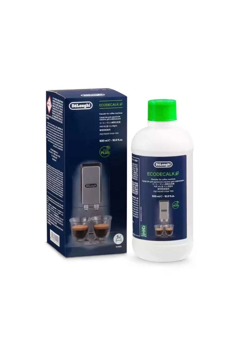 DeLonghi EcoDeCalk Natural Descaler for Coffee Machines 16.9 oz